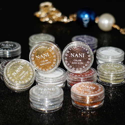 23Colors Cosmetics Eyes Lip Face Makeup Glitter Shimmer Powder Monochrome Eyes Party Bride Pearl Powder Flash Highlights