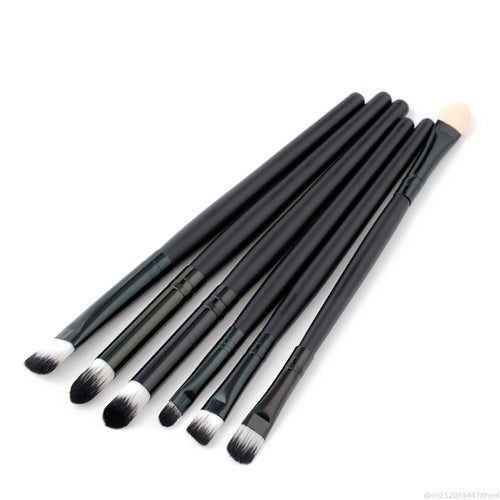 ELECOOL 6Pcs Makeup Brushes Set Eyeliner Eyelash Eye Shadow Lip Brush Cosmetic Make Up Tool Kit