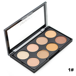 Kiss Beauty Face Contour 8 Color Make Up Concealer Cream Contour Makeup Camouflage Concealer Palette Brighten Waterproof