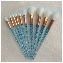 Load image into Gallery viewer, 10pcs Unicorn Makeup Brushes Sets Maquiagem Foundation Powder Cosmetic Blush Eyeshadow Women Beauty Glitter Make Up Brush Tools