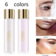 Load image into Gallery viewer, Streamer illusion diamond illuminate face glow waterproof highlighter magic powder eye shadow grooming facial cosmetics