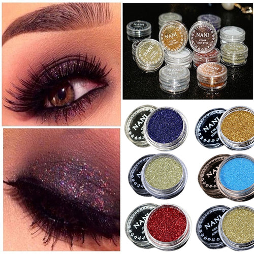 2/6pcs/set Cosmetics Eyes Lip Face Makeup Glitter Shimmer Powder Monochrome Eyes Baby Bride Pearl Powder Glitters Shining Makeup