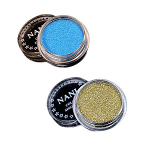 2/6pcs/set Cosmetics Eyes Lip Face Makeup Glitter Shimmer Powder Monochrome Eyes Baby Bride Pearl Powder Glitters Shining Makeup