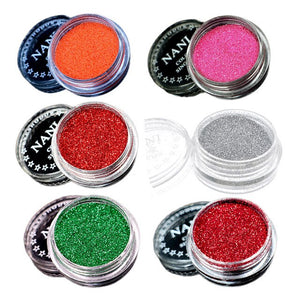 2/6pcs/set Cosmetics Eyes Lip Face Makeup Glitter Shimmer Powder Monochrome Eyes Baby Bride Pearl Powder Glitters Shining Makeup