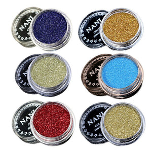 2/6pcs/set Cosmetics Eyes Lip Face Makeup Glitter Shimmer Powder Monochrome Eyes Baby Bride Pearl Powder Glitters Shining Makeup