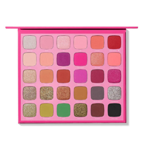 30 Colors Trendy Women Eyeshadow Makeup Palette Natural Non-Fading Long Lasting Cosmetic Eyeshadow Palette Tool