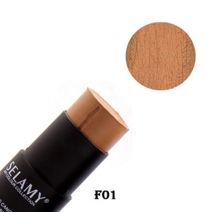 1pcs Foundation Makeup Full Cover Contour Face Concealer Base Primer Moisturizer Hide Blemish Brand Bronzer Concealer Stick