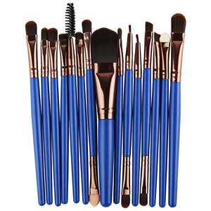 ELECOOL 20/15/6/1PCS Eye Shadow Brow Eyeliner Eyelash Lip Foundation Power Cosmetic Make Up Brush Beauty Tool