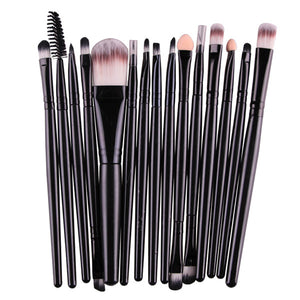 ELECOOL 20/15/6/1PCS Eye Shadow Brow Eyeliner Eyelash Lip Foundation Power Cosmetic Make Up Brush Beauty Tool