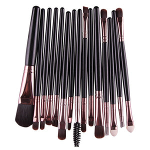 ELECOOL 20/15/6/1PCS Eye Shadow Brow Eyeliner Eyelash Lip Foundation Power Cosmetic Make Up Brush Beauty Tool