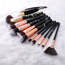 Load image into Gallery viewer, FLD 10 Pcs Professional Makeup Brush Set Full Function Foundation Eye Powder Fan Blush Brush Makeup Tools Brushes Set Kit